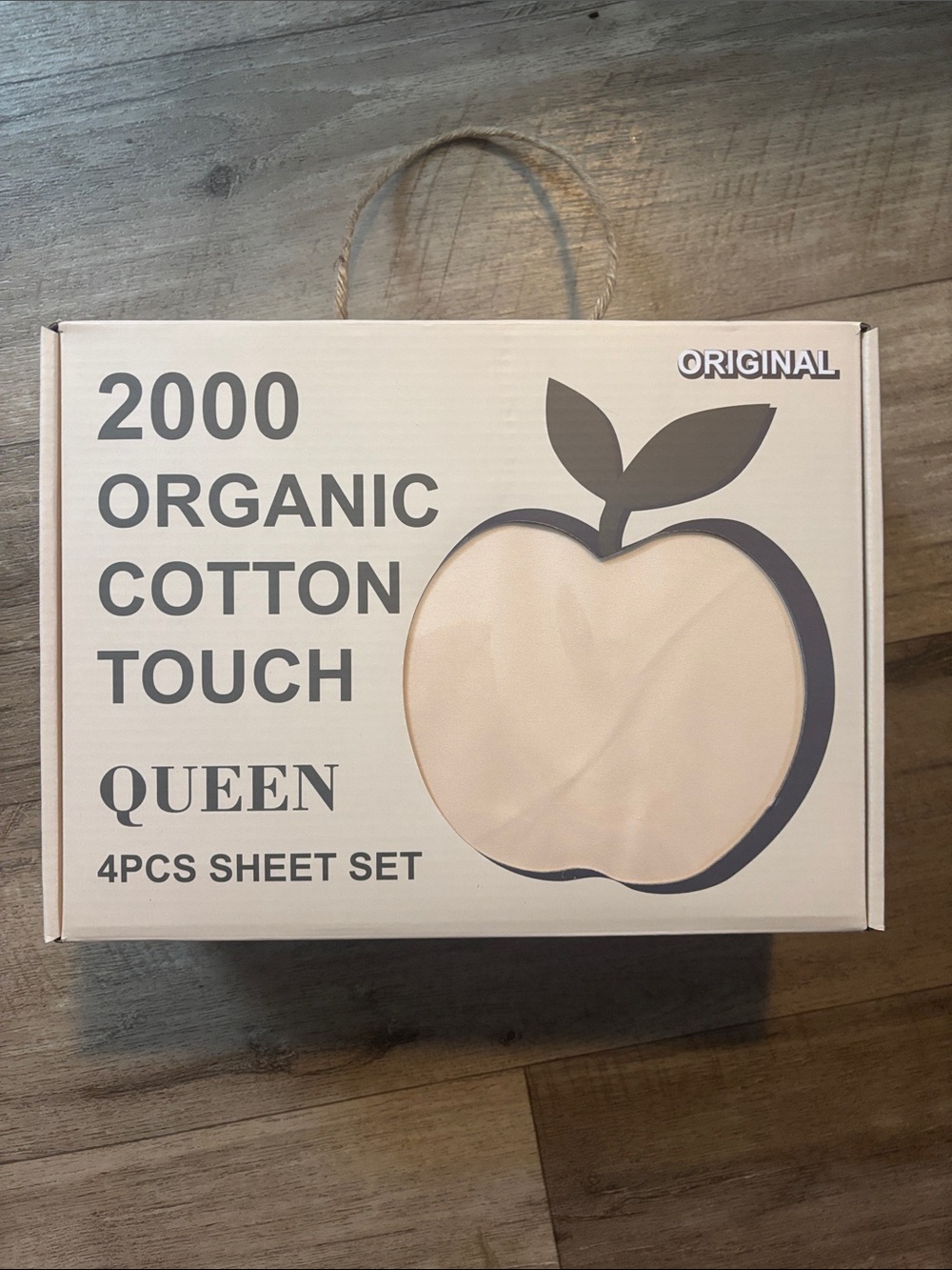 2000 Organic Cotton Touch Queen Sheet Set - Cream